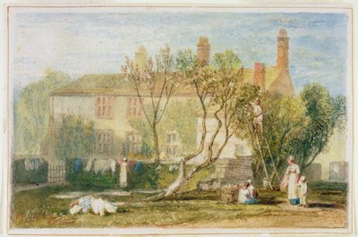 Steeton Manor House, nabij Farnley, ca.1815-18 door Joseph Mallord William Turner