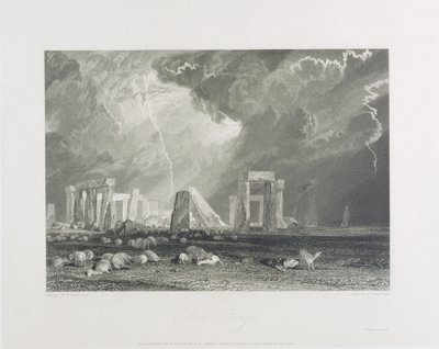 Stonehenge, 1829 door Joseph Mallord William Turner