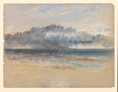 Storm op Margate Sands door Joseph Mallord William Turner