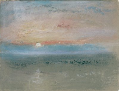 Zonsondergang, c.1830 door Joseph Mallord William Turner