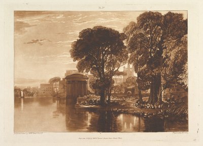 De alcove, Isleworth Liber Studiorum, deel XIII, plaat 63, 1 januari 1819 door Joseph Mallord William Turner