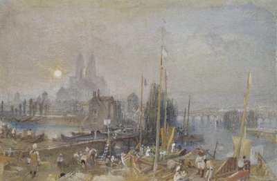 Het Kanaal van de Loire en Cher, nabij Tours, ca. 1830 door Joseph Mallord William Turner