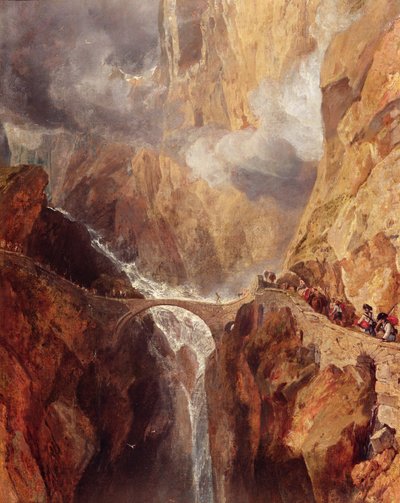 De Duivelsbrug door Joseph Mallord William Turner
