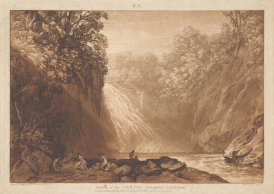 De tekening van de Clyde door Joseph Mallord William Turner