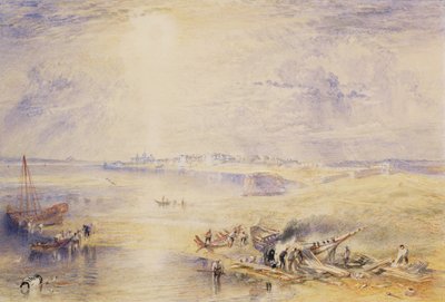 De Rode Zee en Suez door Joseph Mallord William Turner