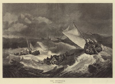 Het Schipbreuk door Joseph Mallord William Turner