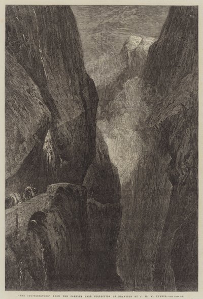 De Teufelsbrucke door Joseph Mallord William Turner