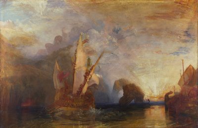 Odysseus bespot Polyphemus door Joseph Mallord William Turner