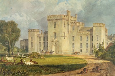Uitzicht op Hampton Court vanuit het Noordwesten door Joseph Mallord William Turner