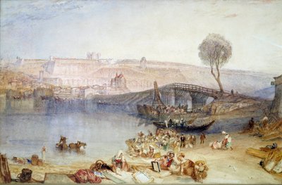 Zicht op de locatie en het kasteel van Saint Germain en Laye door Joseph Mallord William Turner
