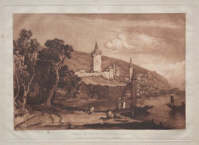 Stad Thun door Joseph Mallord William Turner
