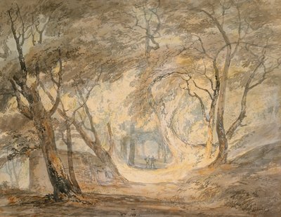 Boslandschap met Figuren, c.1798 door Joseph Mallord William Turner