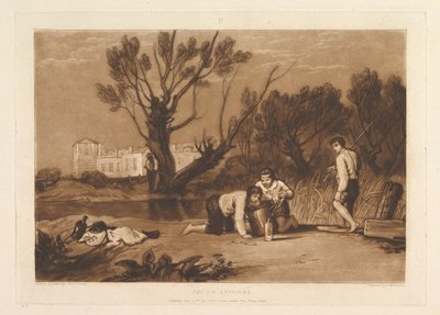 Jonge Vissers Liber Studiorum, deel VII door Joseph Mallord William Turner