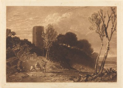 Winchelsea, Sussex door Joseph Mallord William Turner and J.C. Easling