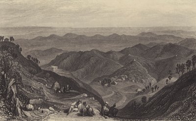 Mussoorie en de Doon, vanuit Landour door after Joseph Mallord William Turner