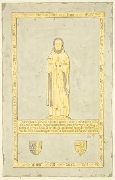 Messing van Sir John Inyn in St Mary Redcliffe door Joseph Manning