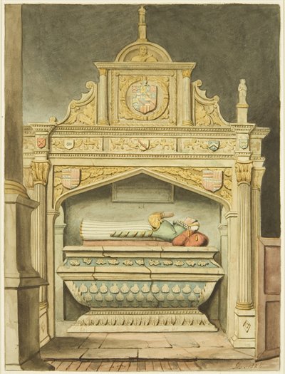 Monument van Miss Newton in de St. Peter