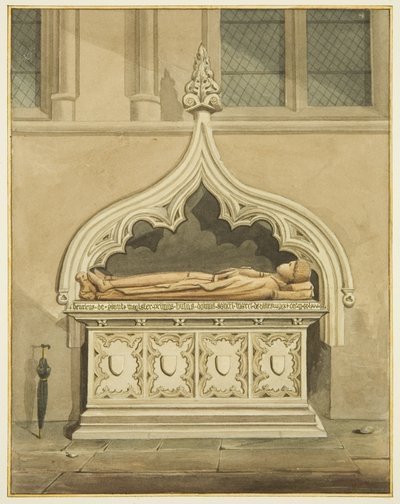 Monument van Henry van Gaunt in het zuidelijke zijschip van St Mark