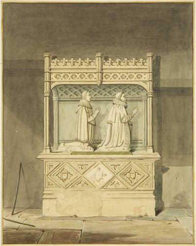Monument van John Aldworth en zijn zoon door Joseph Manning