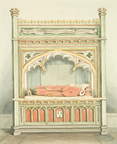 Monument voor William Canynges in St Mary Redcliffe door Joseph Manning