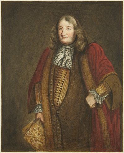 Portret in het Council House van Richard Lane, burgemeester van Bristol door Joseph Manning