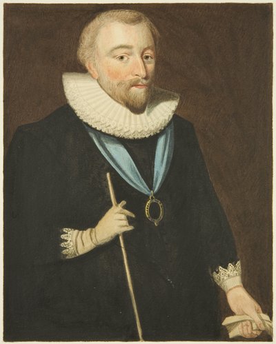 Portret in het Raadhuis van Richard Weston, Graaf van Portland door Joseph Manning