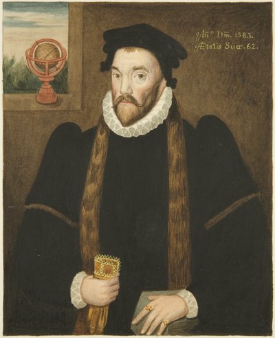 Portret in het Raadhuis van een onbekende wethouder door Joseph Manning