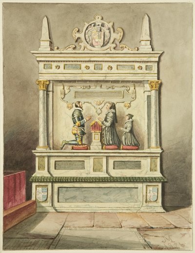 Monument van Sir Charles Somerset, zijn vrouw en dochter, in St. James
