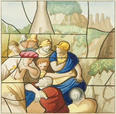 Glas-in-lood in de St Mark