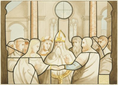Glas-in-lood in de St Mark