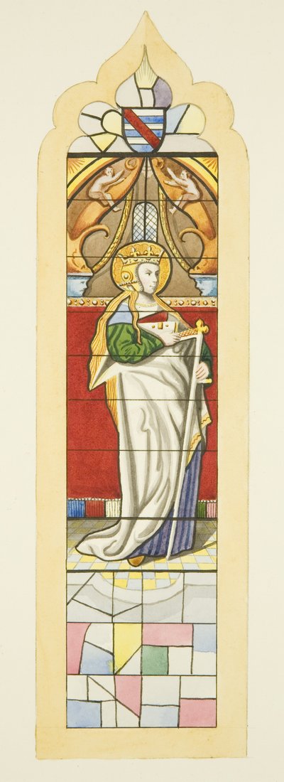 Glas-in-lood in de St Mark