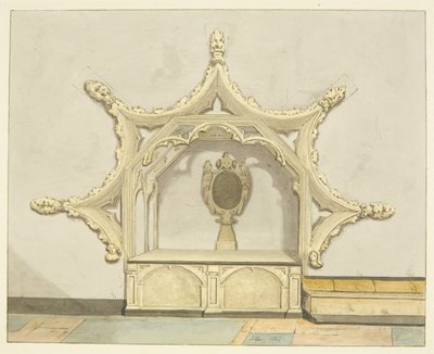 Graf van Sir Charles Vaughan in de kathedraal van Bristol door Joseph Manning