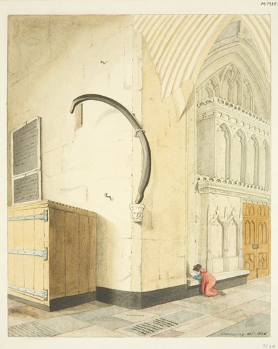 Walvisrib in de noordbeuk van St. Mary Redcliffe door Joseph Manning