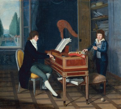 Louis en Alex Doxel door Joseph Marcellin Combette