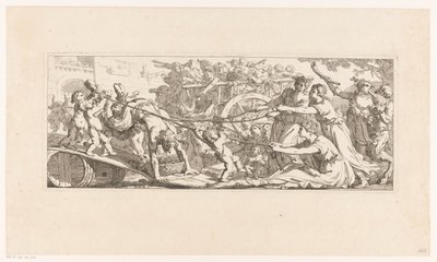 Terugkeer van de wijnoogst door Joseph Marie Vien (I)