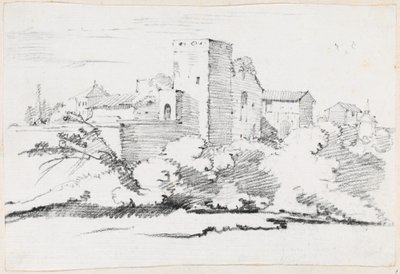Gebouwen achter het Vaticaan door Joseph Marie Vien