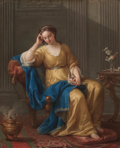 Zoete Melancholie door Joseph Marie Vien