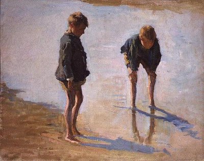 In het Ondiep door Joseph Milner Kite