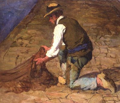 Inspectie van de netten door Joseph Milner Kite