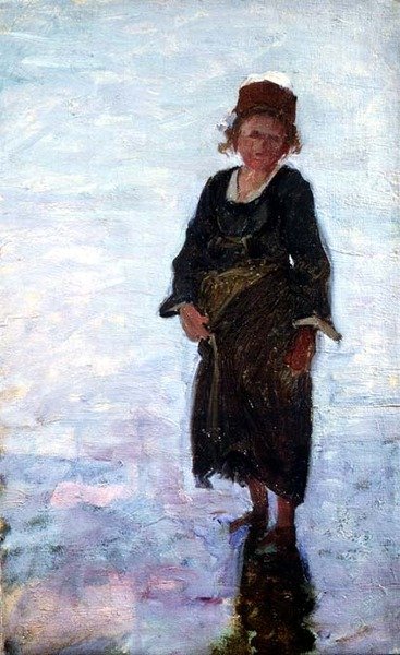 Het Kleine Vissermeisje door Joseph Milner Kite