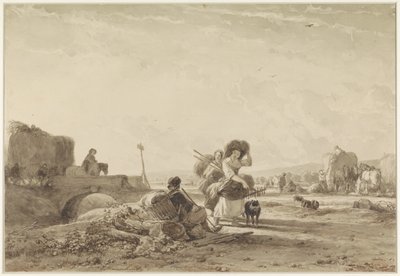 De hooioogst door Joseph Moerenhout
