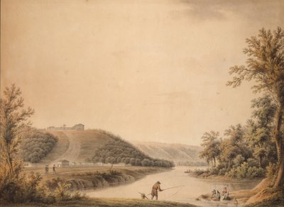 Uitzicht op het paleis van Kurakin