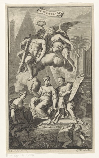 Hercules gekroond door Victoria door Joseph Mulder