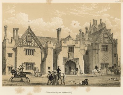 Compton Wynyates, Warwickshire door Joseph Nash