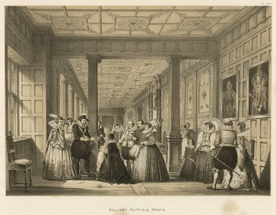Galerij, Hatfield, Herts door Joseph Nash