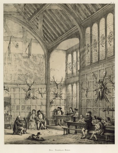 Hal, Ockwells, Berks door Joseph Nash