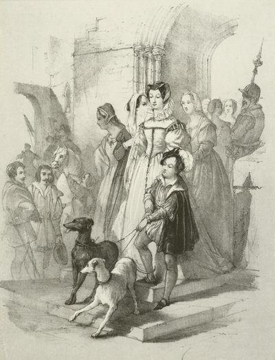 Maria van Schotland door Joseph Nash