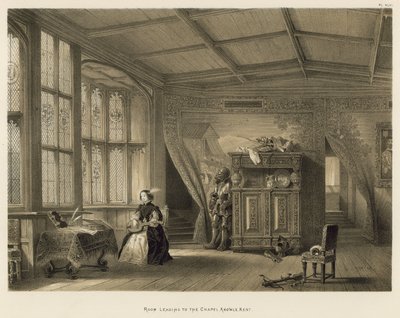 Kamer leidend naar de Kapel, Knowle, Kent door Joseph Nash