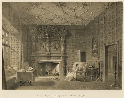 Kleine tekenkamer, Levens, Westmoreland door Joseph Nash