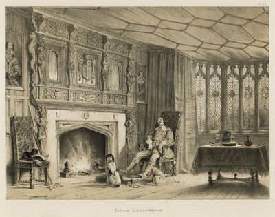 Southam, Gloucestershire door Joseph Nash